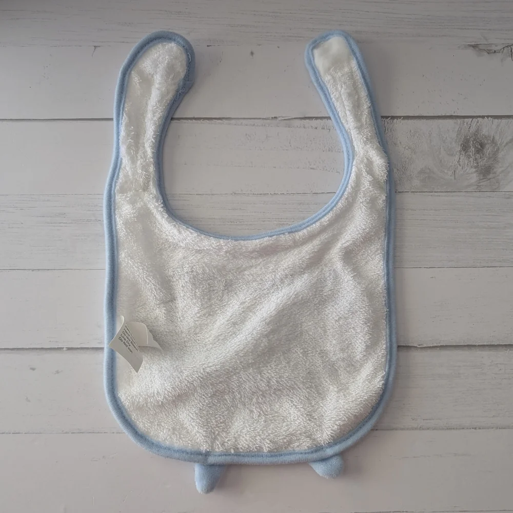 Easter Bunny Rabbit Baby Bib My 1st Easter Feeding Bib